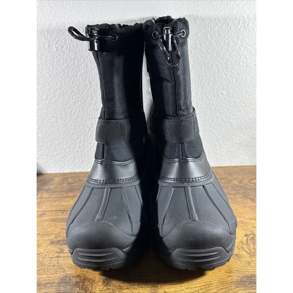 Free soldier Mens Snow Boots Insulated Waterproof Size 7 New W/ Defects